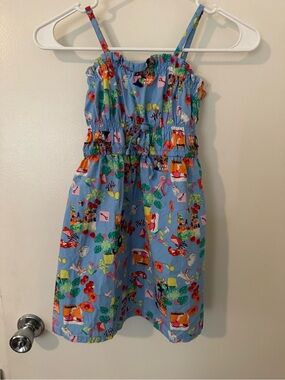 wonder nation Light Blue Tropical Print Sundress